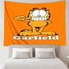 Garfield Print Tapestry, Backdrop, Easy Setup, Ideal for Bedroom, Office & Living Room, with Aesthetic Wall Hanging Decor.