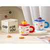 Cute Cartoon Ceramic Cup Birthday Gift Mug Boy Girl Couple Water Cup Coffee Cup Souvenir Gift Cup