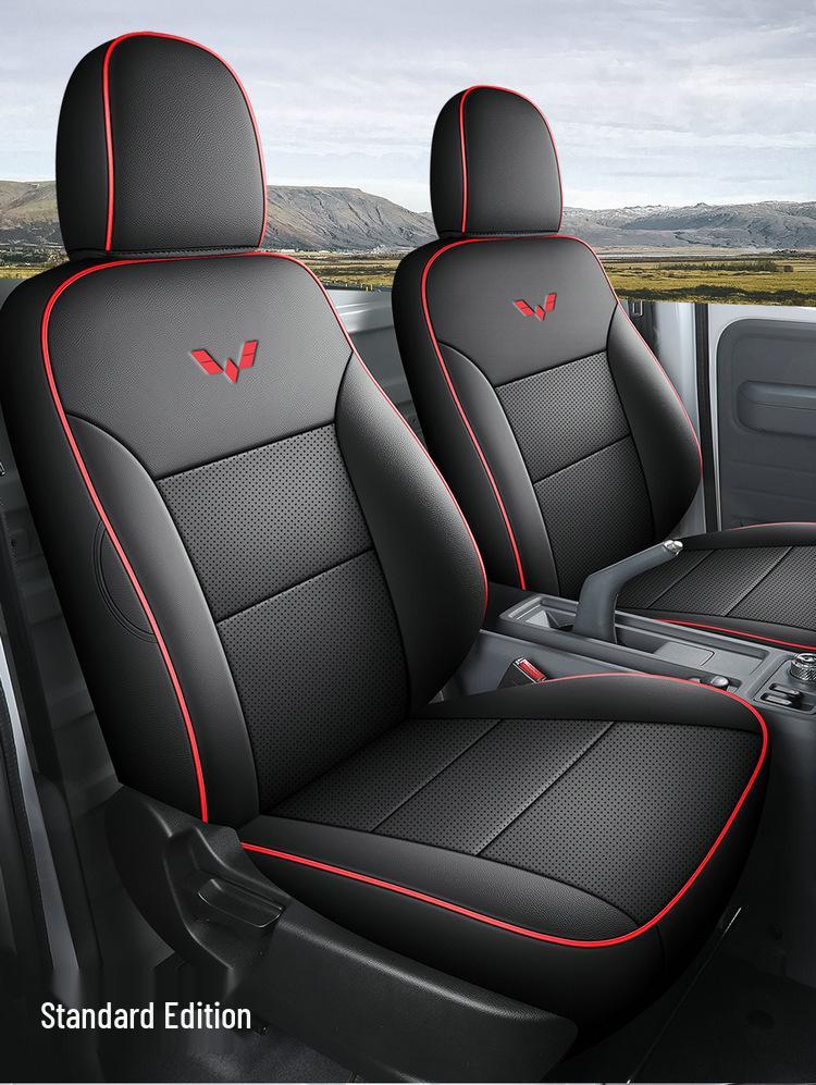 Full Leather Universal Car Seat Cushion for Wuling Yangguang - Four Seasons Model