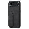 DENIOR For iPhone Air Case Elastic Card Holder PU Leather + TPU + PC Phone Cover