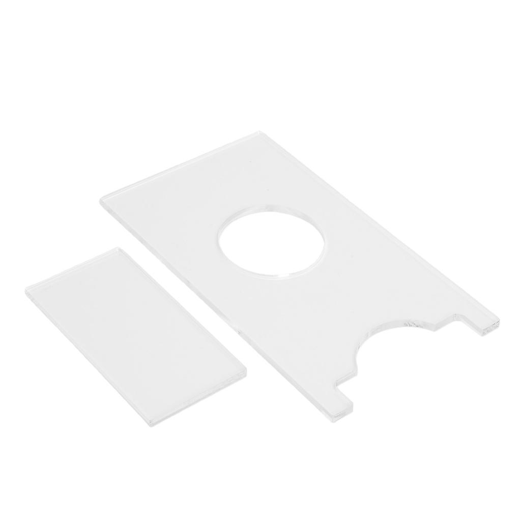 2 Pack Couch Wall Spacer Clear Acrylic Sofa Stopper Furniture Wall Protector to Prevent Fire Safety From Wall Outlet