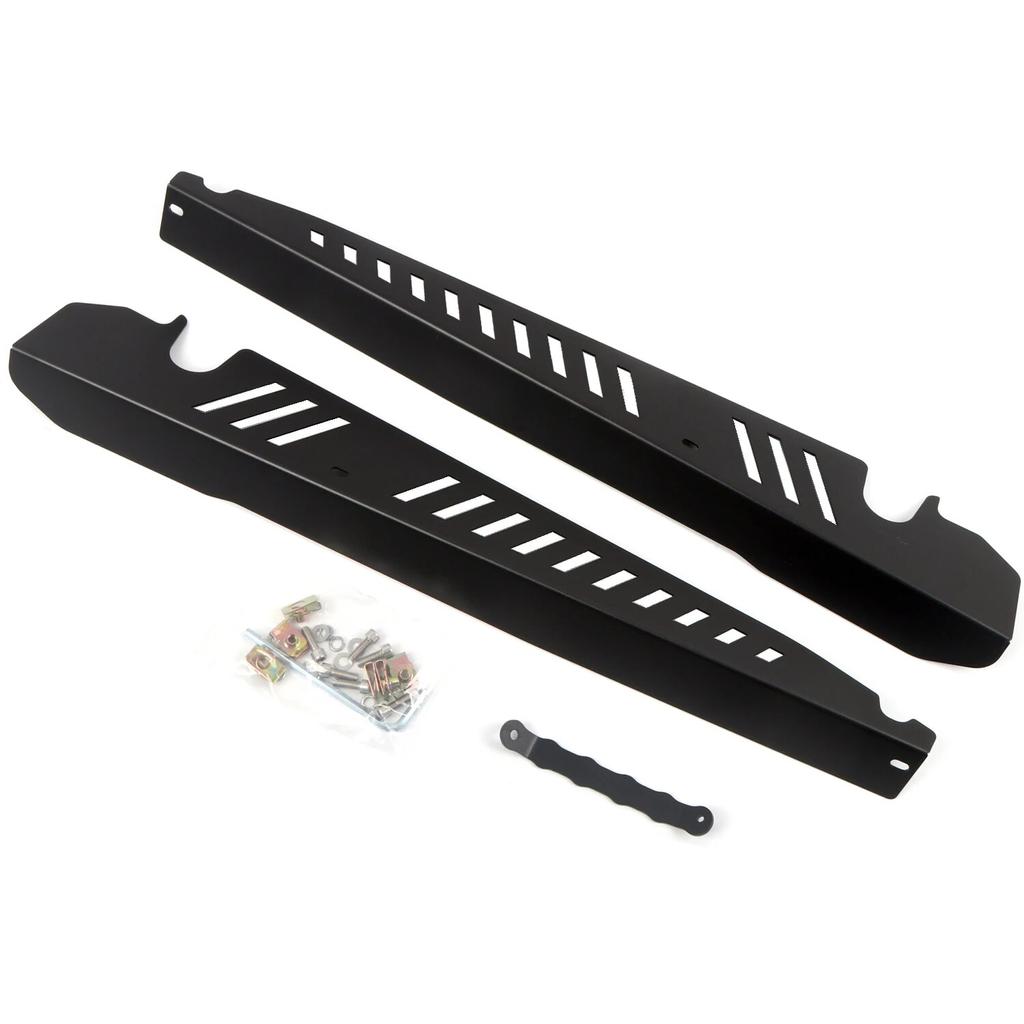 For Subaru WRX STI 2015 2016 2017 2018    Car Accessories Aluminum Alloy Wing Fender Garnish Engine Bay Cover Trim