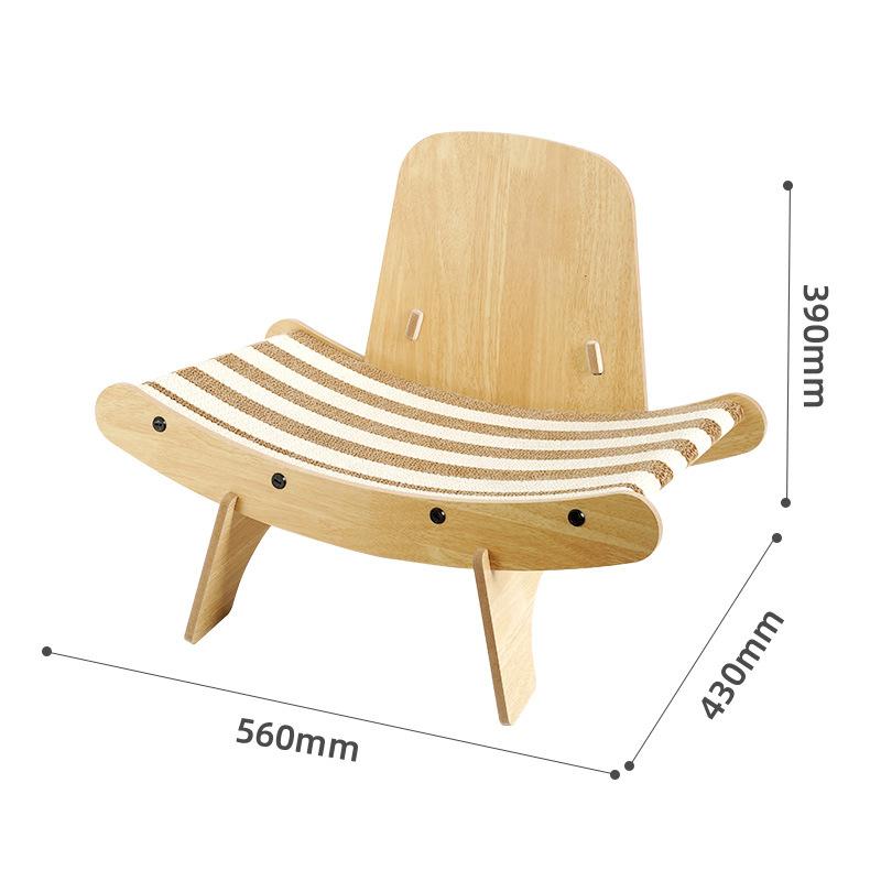 

Extra large contrasting corrugated cat scratching board wear-resistant and non-crumbling sofa nest recliner integrated vertical Simple