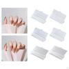 240 Pieces Clear Fake Nails Artificial French Tips for Party Stage performance DIY
