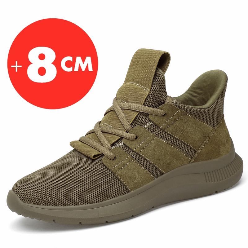 

Summer Invisible Increase 8CM Men s Shoes New Outdoor Breathable Sneakers Mesh Increased 8cm Shoes Sports Leisure Elevator Shoes 44
