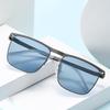 Hochwertige Retro-Sonnenbrille für Herren - Sommer Metallrahmen, UV-Schutz für den Außenbereich
