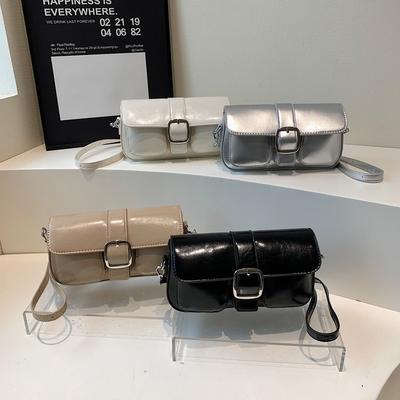 Summer Temperament Trend Simple Commuter Shoulder Bag Personality Sweet and Cool Messenger Small Square Bag