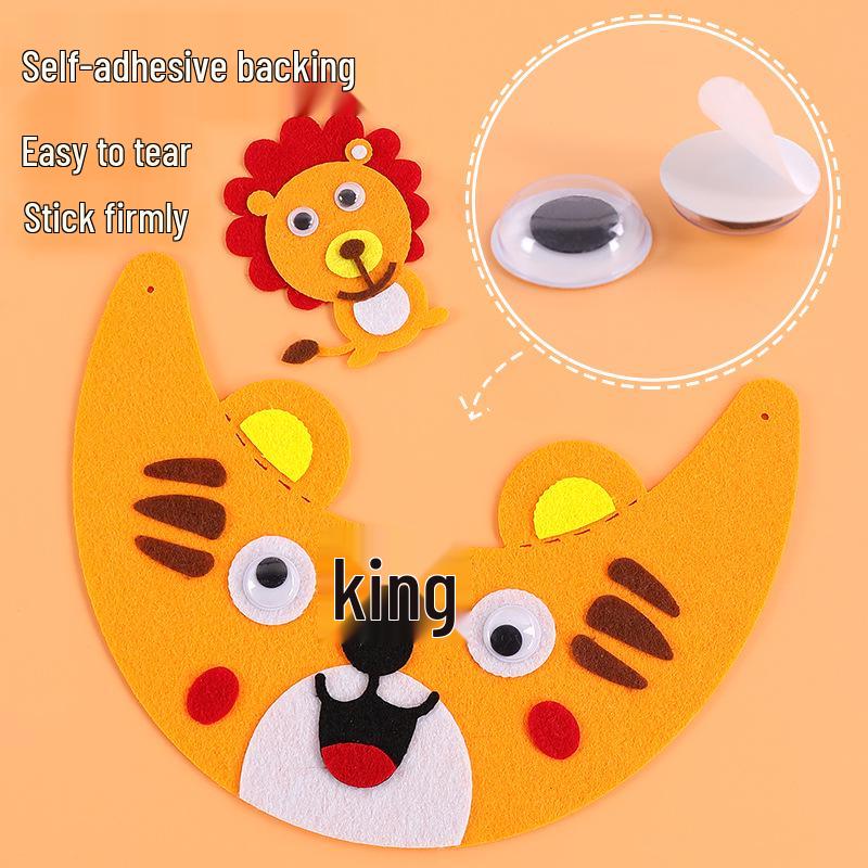 Black & White DIY 3D Googly Eyes with Adhesive Backing - Movable Eyeballs for Crafts & Animal Stickers