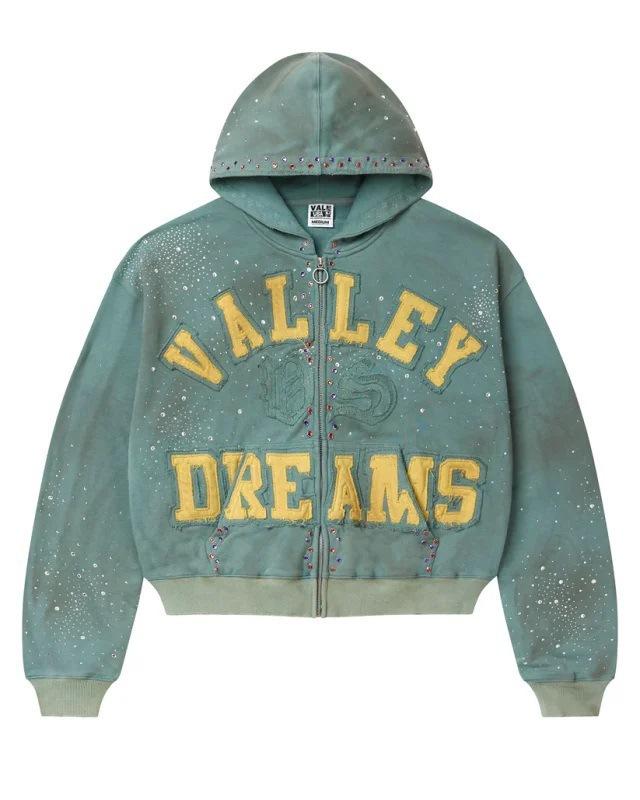 Europe, America 2025 American Graffiti Printing Men's and Women's Loose Casual Zipper Hooded Sweater Trendy Brand