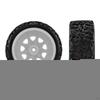 4 Pieces 1/10 RC Truck Wheels and Tires Accessories Spare Parts High Performance Durability Car