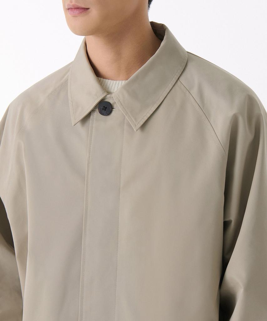 Musinsa Standard Oversized Balmacaan Trench Coat [Beige]