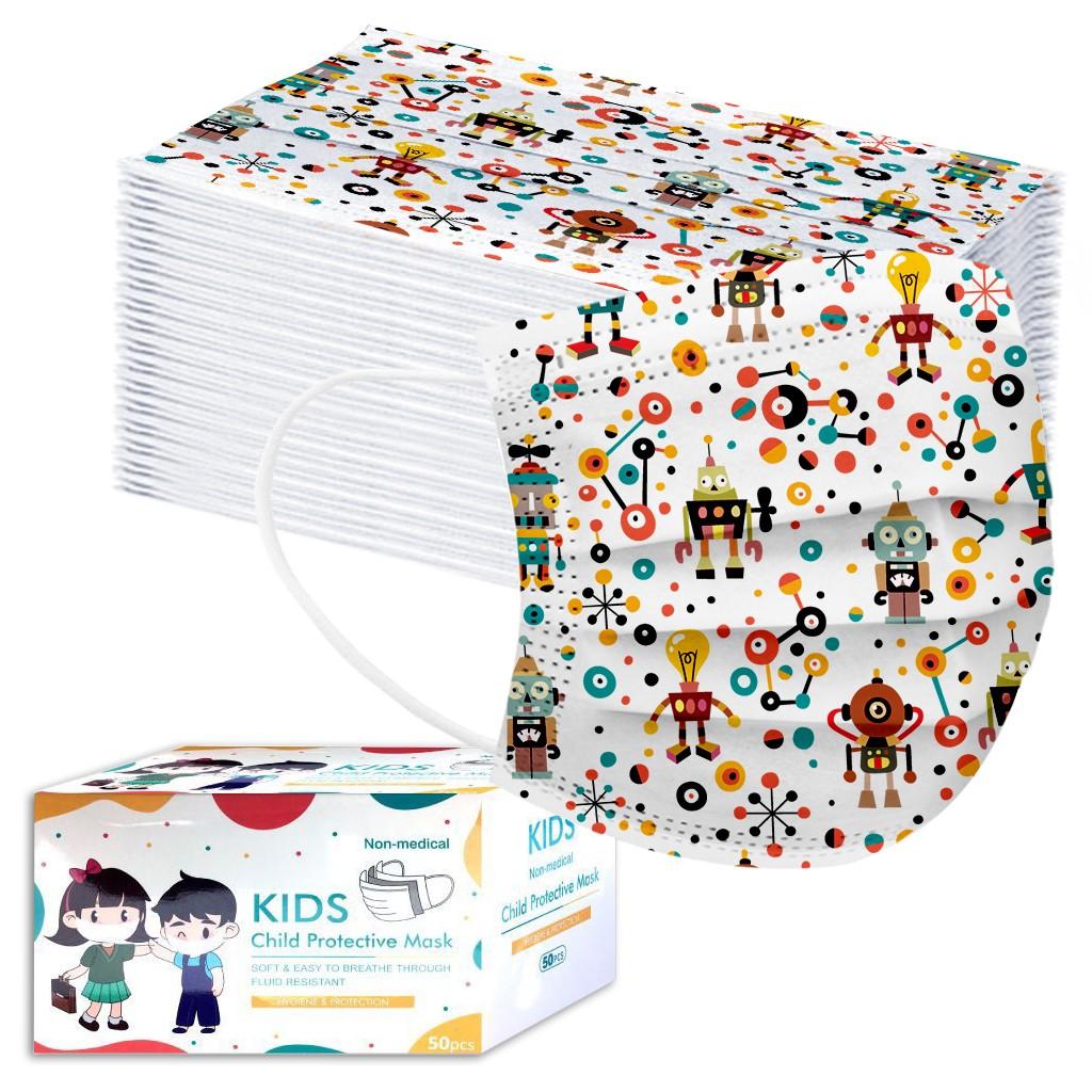 Kids Disposable  Dust-Proof Face Mask Children's Mask With Elastic Earloop