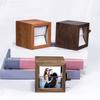 Personalizing Photo Flipbook Viewer Wood Hand  Design Photo Frame Album For Birthdays Anniversaries Decoration Gift