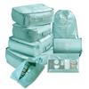 Ensemble de 8 sacs organisateurs pour voyage Sacs organisateurs Accessoires Bagage Valise Organisateur Sac de toilette étanche Rangement pour vêtements