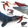 Oenux New Sealife Animals Model Prehistoric Mosasaurus Liopleurodon Kronosaurus Action Figures Solid PVC Collection Toy Kid Gift