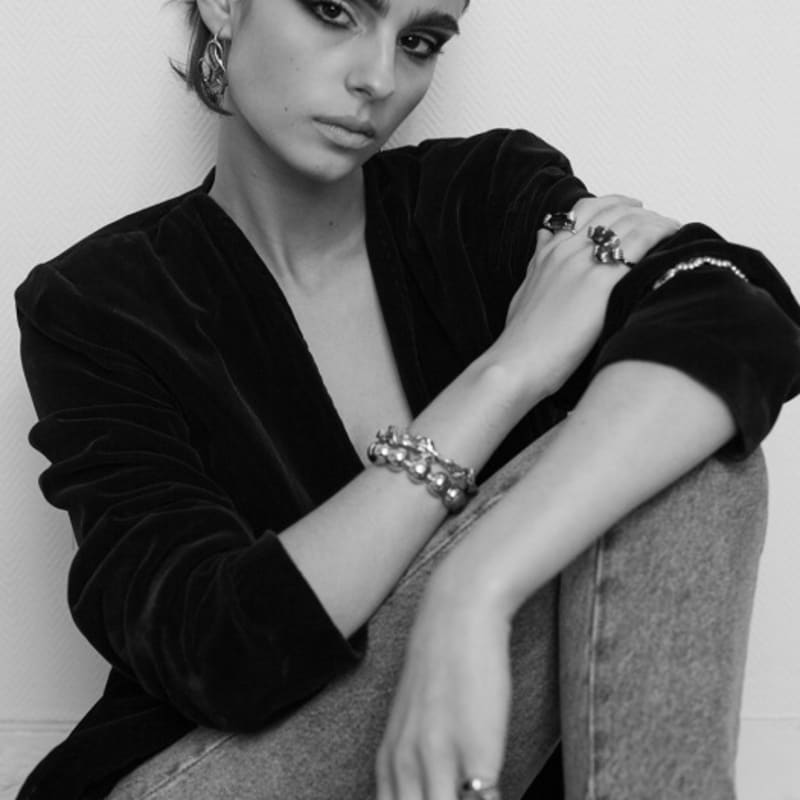 

finger Edie Bangle Silver