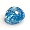Round Cut Natural Blue Zircon Cambodia 57-59 Ct Fabulous Certified Gemstone