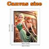 Disney Pearl Painting Frozen Anna and ElsaPearlDress DIY Pearl Painting Gemstone Art Pearl Dot Painting Picture Crafts Adult Beginner Gifts Home Decor