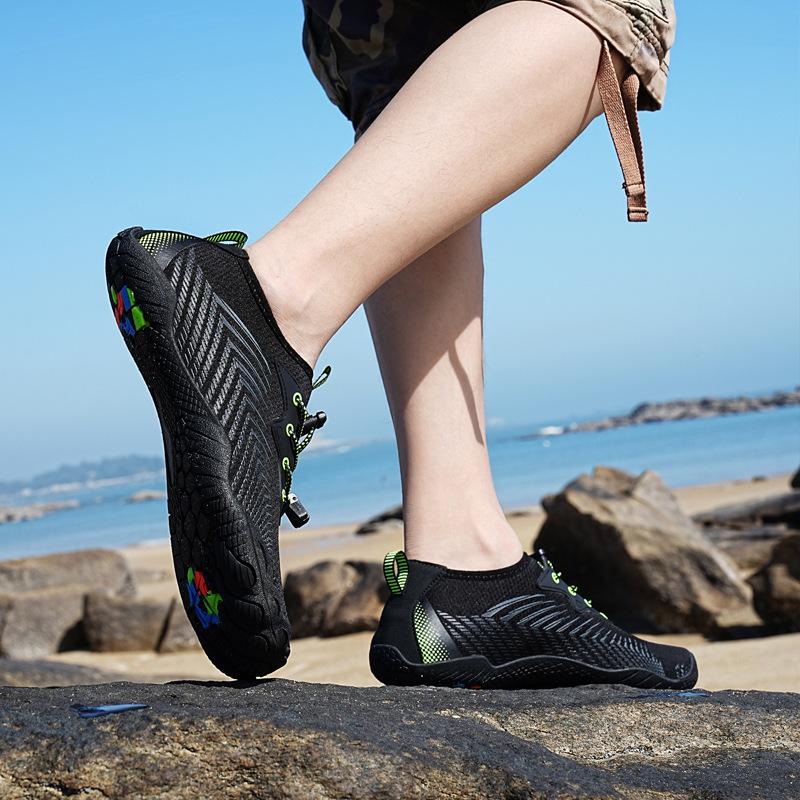 New Beach Socks Shoes Men's and Women's Swimming Floating Diving Shoes Wading Creek Shoes Soft-soled Running Yoga Fitness Shoes