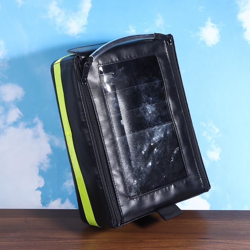 

Waterproof First Storage Bag Lightweight Fireproof Bag, Emergency Sorted Survival Supplies For Outdoor Floating Swimming чорний