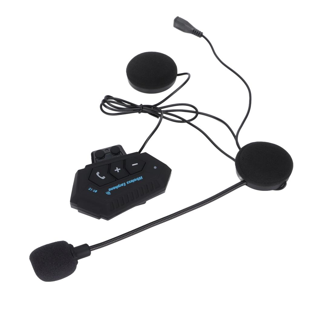 Motorcycle Bluetooth Earphone Helmet Bluetooth Intercom Headset with Automatic Answering Hands Free