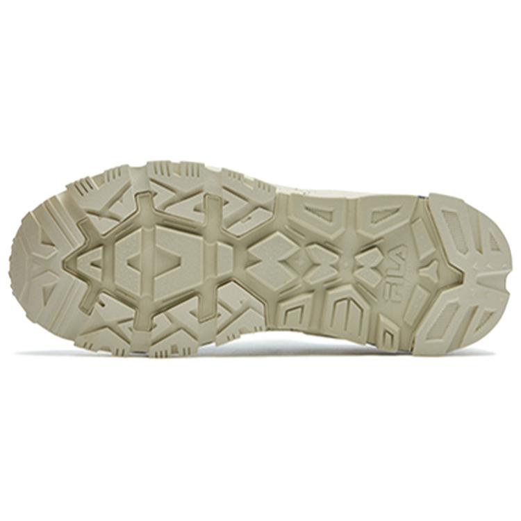 FILA TREK Baby's Breath Wear resistant And Lightweight Low top Chunky Sneakers Women's White Blue F52W434155FWD