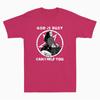 God Is Busy Can I Help You Pentagram Sexy Naughty Nun Meme Retro Unisex Tshirt