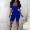 European and American Style 2025 Women's Sexy Backless Knit Jumpsuit