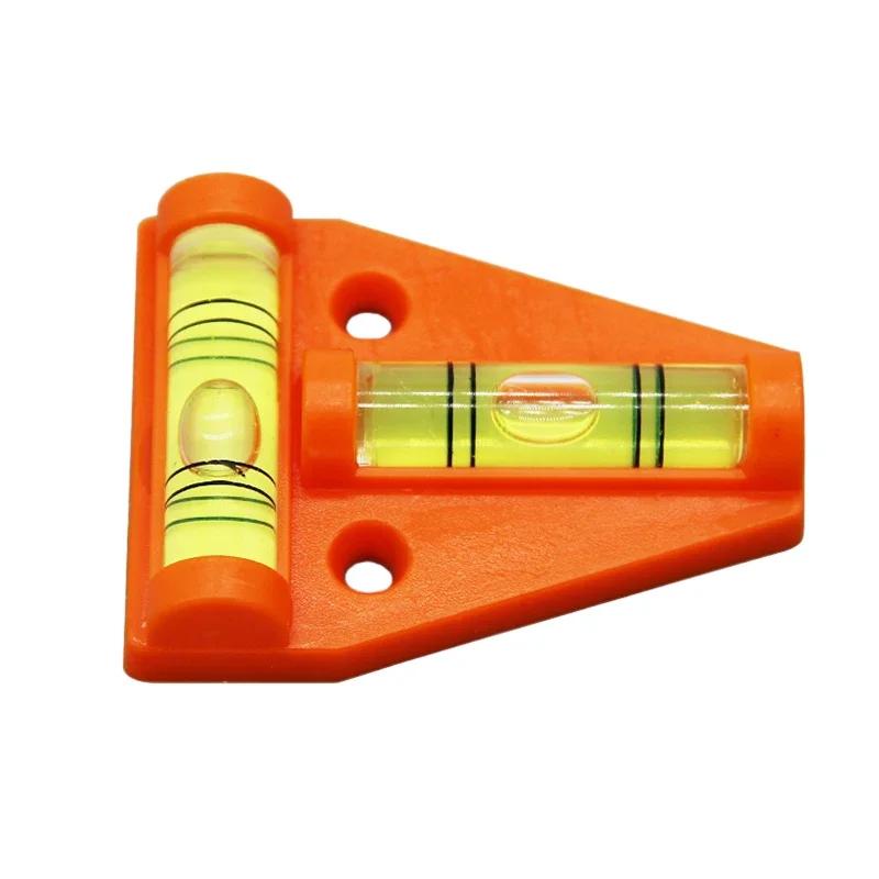 25pcs T-shaped Level Mini Plastic Waterproof Levels High-precision Bubble Level Calibrator For RV Furniture Caravan Accessories