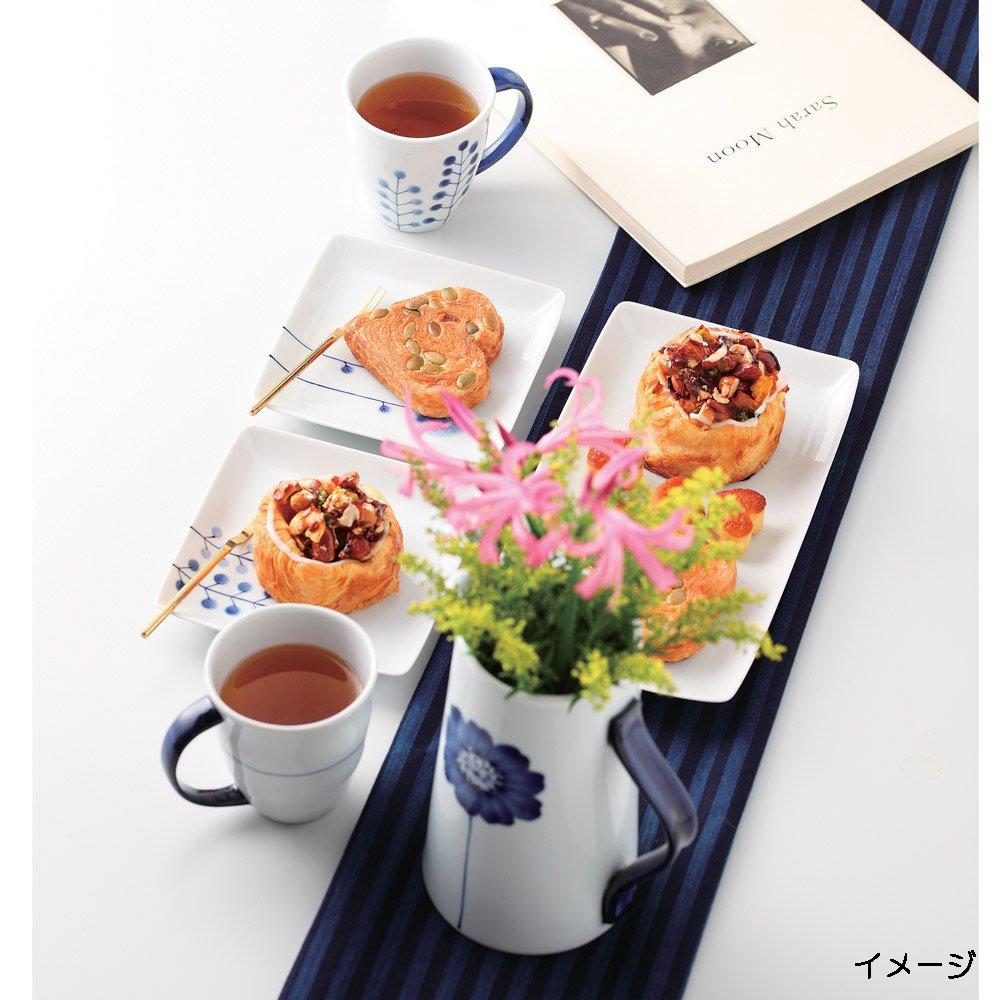 Hogdseirrs Hasami-Keramik Wayama-Ofen Blumenbecher mit Linienblumenmuster 385827