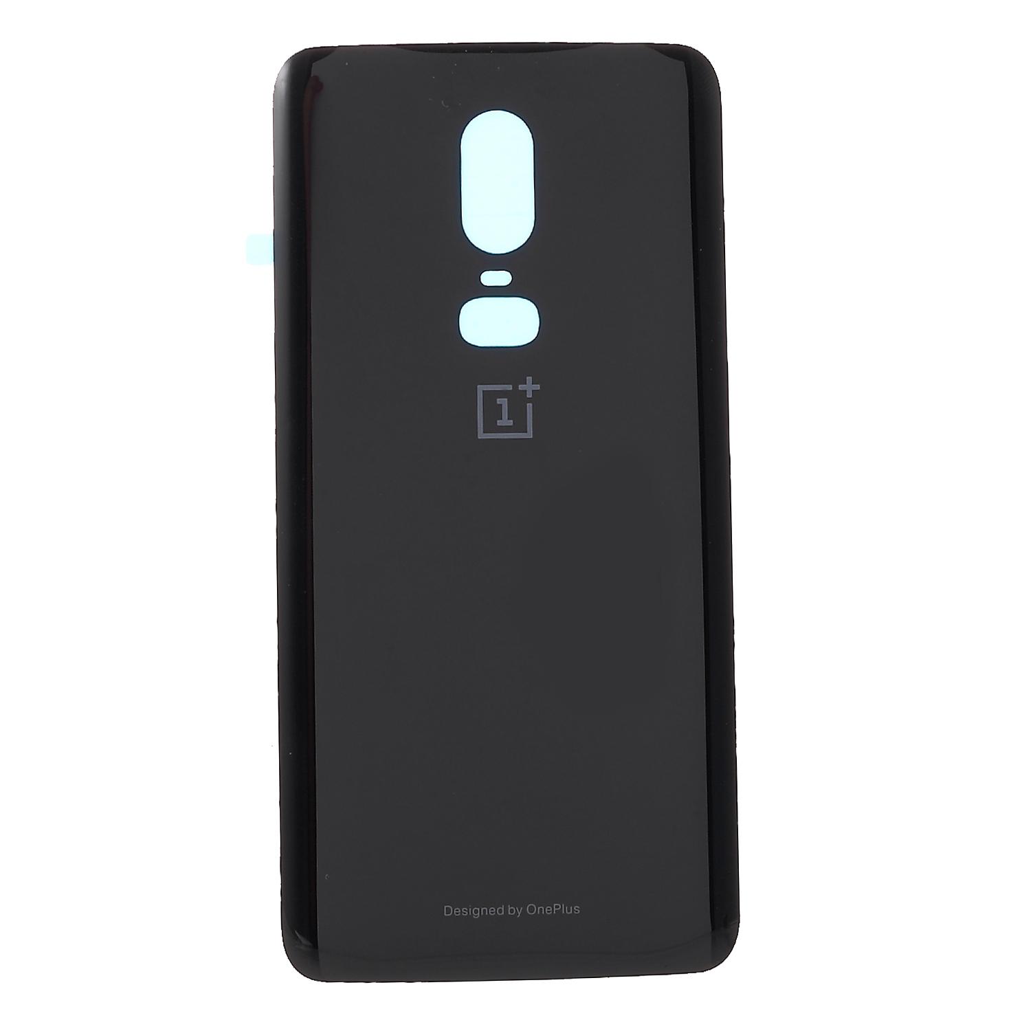 

Battery Housing Door Cover Part with Adhesive Sticker for OnePlus 6 Black