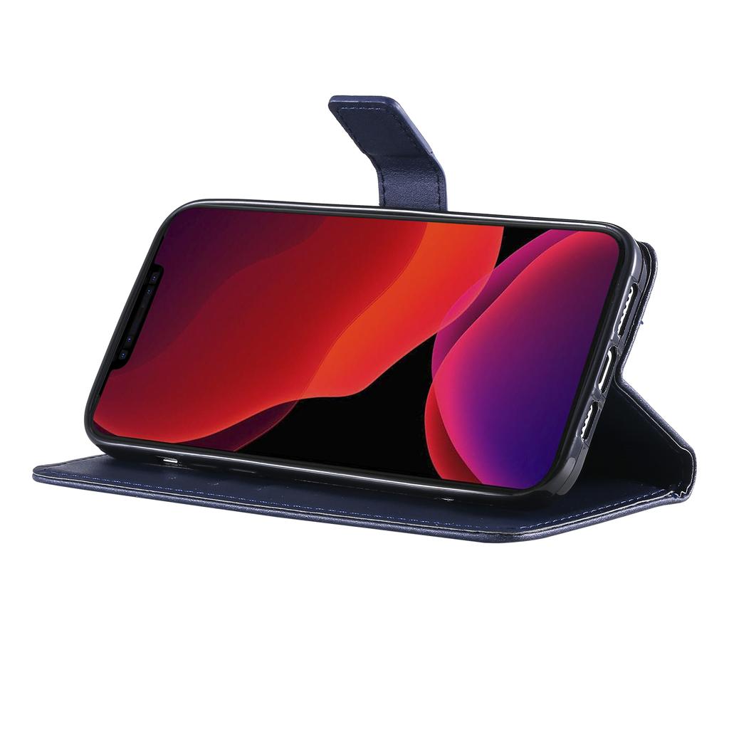 Etui z owczej skóry z litej skóry z klapką na karty z podstawką dla iPhone 15 14 Plus 13 12 11 Pro Max XSMax dla Samsung S23 S22 S21 S20 Ultra Plus Note20Ultra A14