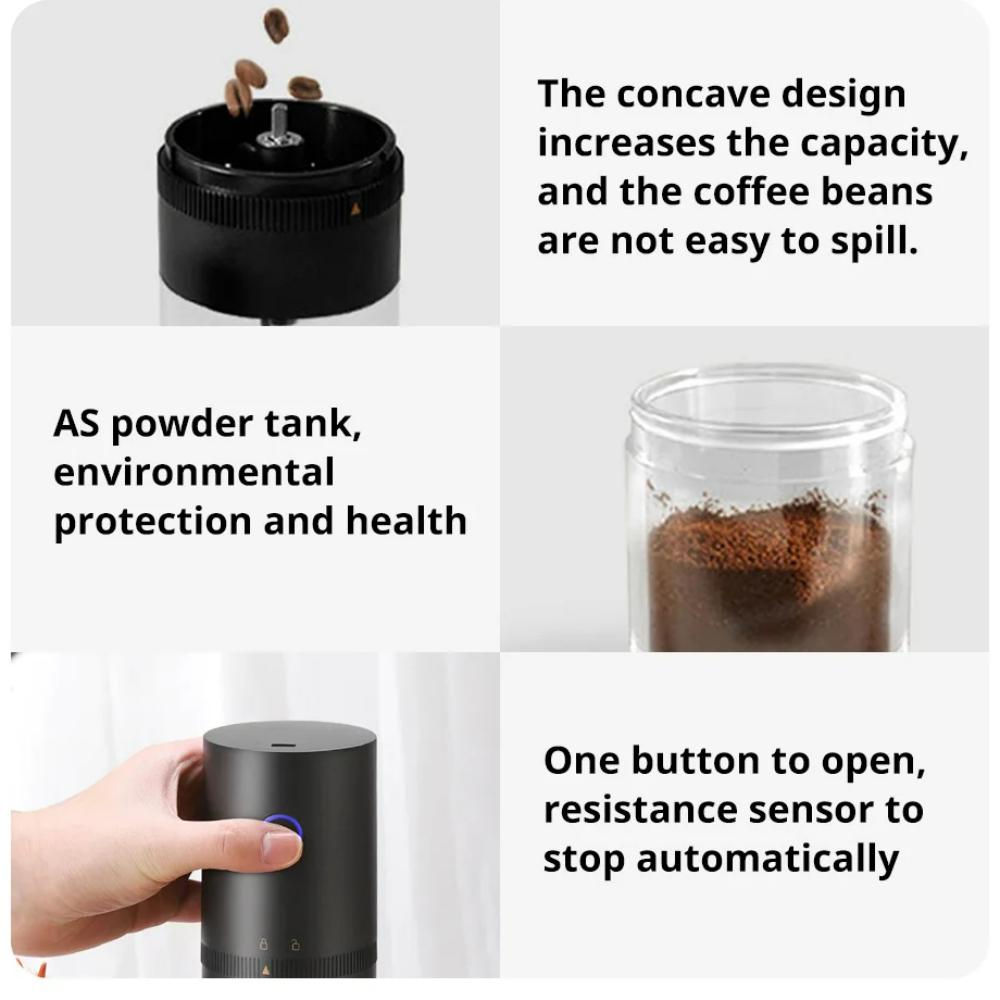 Coffee Grinder Professional Ceramic Grinding Core Coffee Beans Mill Grinder New Upgrade Portable Electric