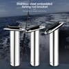 15 / 30 / 90 Degree Stainless Steel Flush Mount Fishing Rod Holder Boat Rod Holders for Marine Boat Yacht