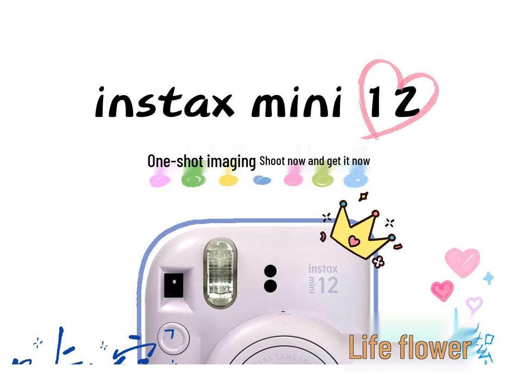 Polaroid Mini 12 Instant Camera - One-Time Imaging, Perfect Student Birthday Gift