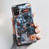 For ZTE Blade A52/Optus X Tap 2 Jelly Soft Black Cover New Stylish Pattern Astronaut Coconut Tree moonlight Rose Casing