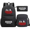 Stranger Things Star Printing Teen Student School Bag Three-Piece Men'S And Women'S Backpack
