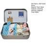 Little Pocket Bunny in Box Mini Bunny Hug Easter Basket Stuffer Plush Rabbit Living in A Box Cute Easter Gift for Kids Teens Girls
