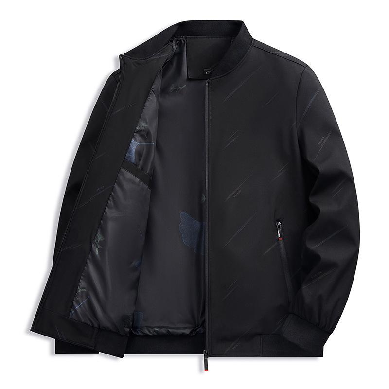 

Осенние новые мужские куртки, деловые повседневные куртки для людей среднего и пожилого возраста, топы Daddy, популярная мужская одежда 4XL