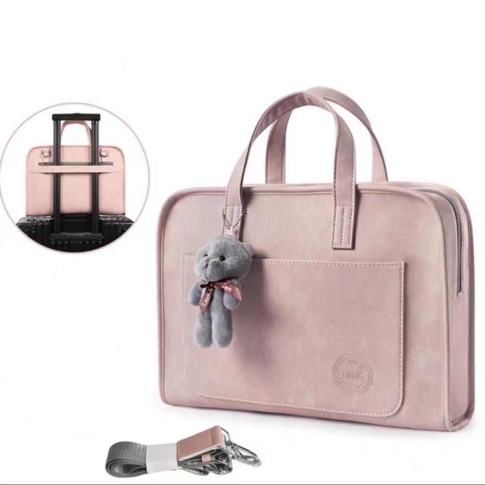 

Войлочный чехол для ноутбука 13-14/15-16 дюймов, сумка-конверт для планшета, портативный чехол для ноутбука, бизнес 15-16Inch розовый