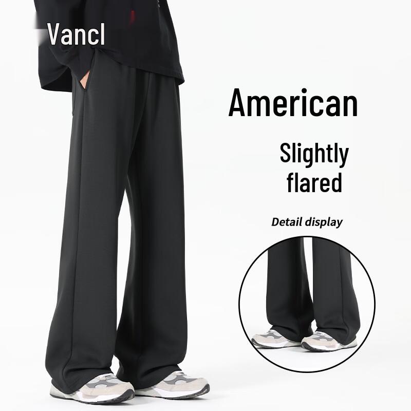 

VANCL Men s Casual Flared Wide-Leg Pants 3XL