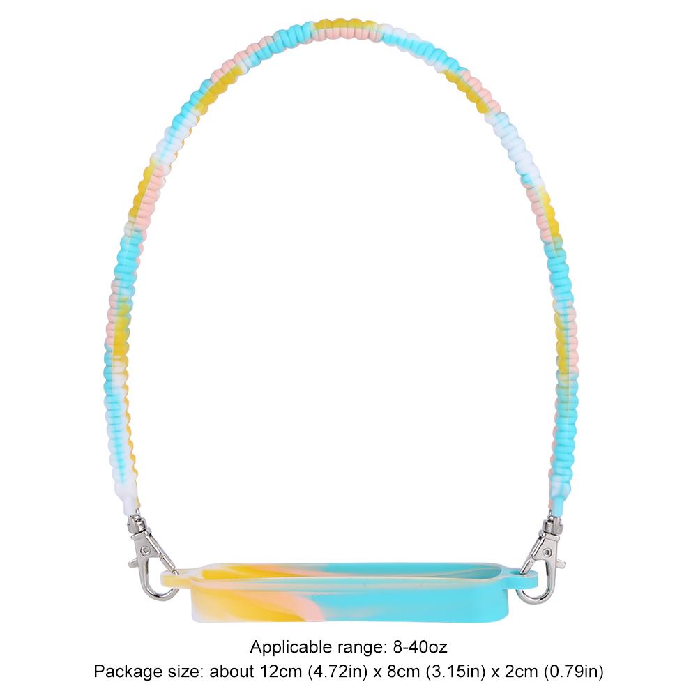 

Силиконовый ремешок-ручка для бутылки с водой, подходит для большинства бутылок 8-40 унций, ремешок для бутылки с водой, держатель для бутылки с водой, аксессуары для Stanley Cup