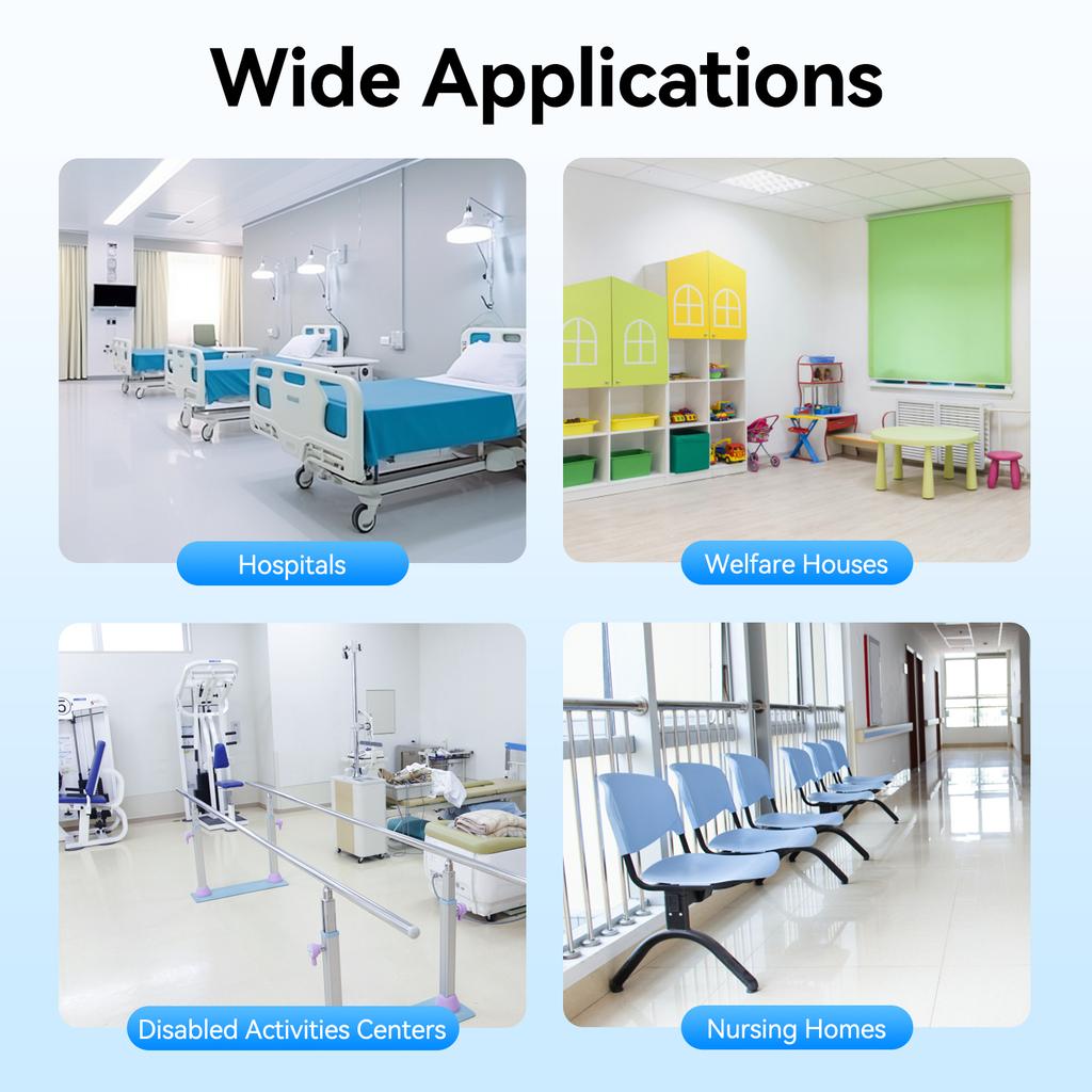 Adjustable Shower Chair for Elderly, Foldable Toilet Commode with Wheels, Heavy Duty Bath Bench with Safety Belt