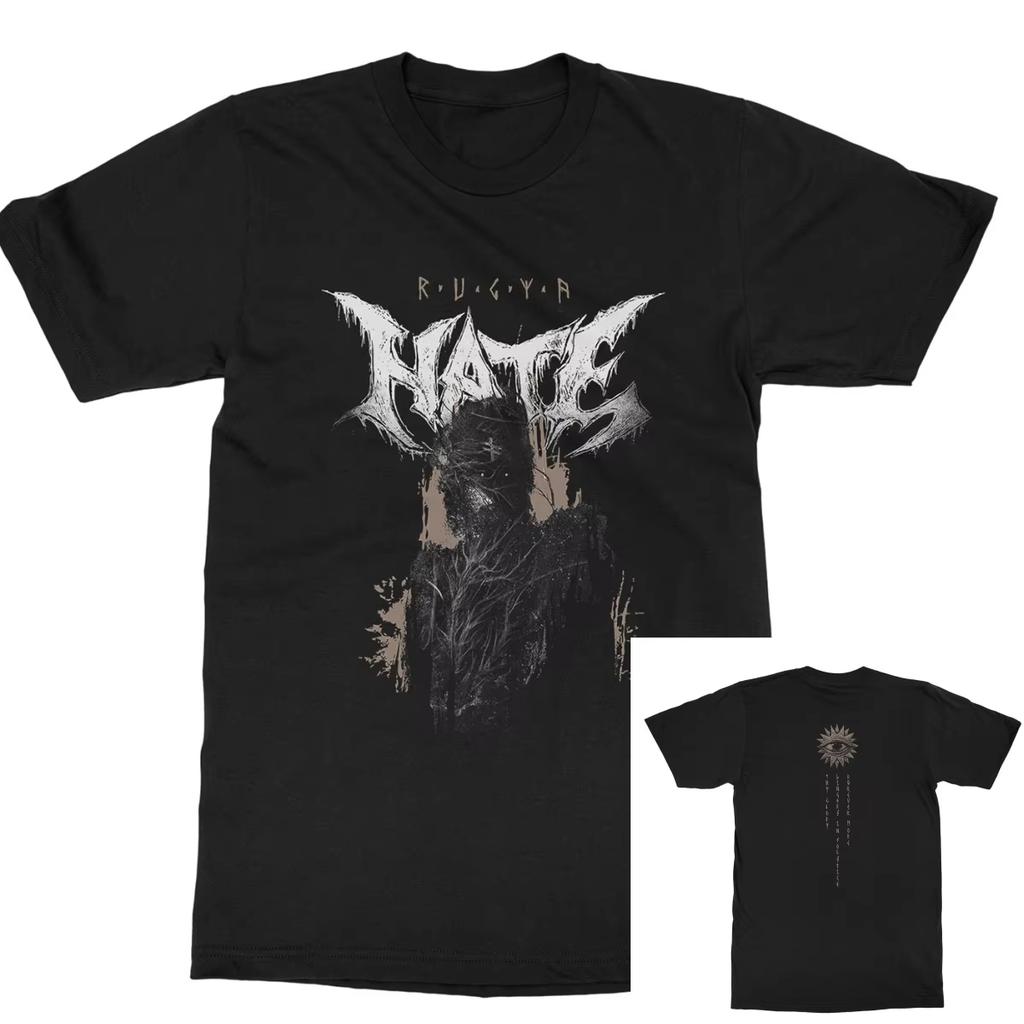 2026 Hate Bellum Regiis Band T-shirt Estiva Unisex Top Vintage Moda Hip Hop Streetwear Top Y2K Gotico Cotone T-shirt Oversize