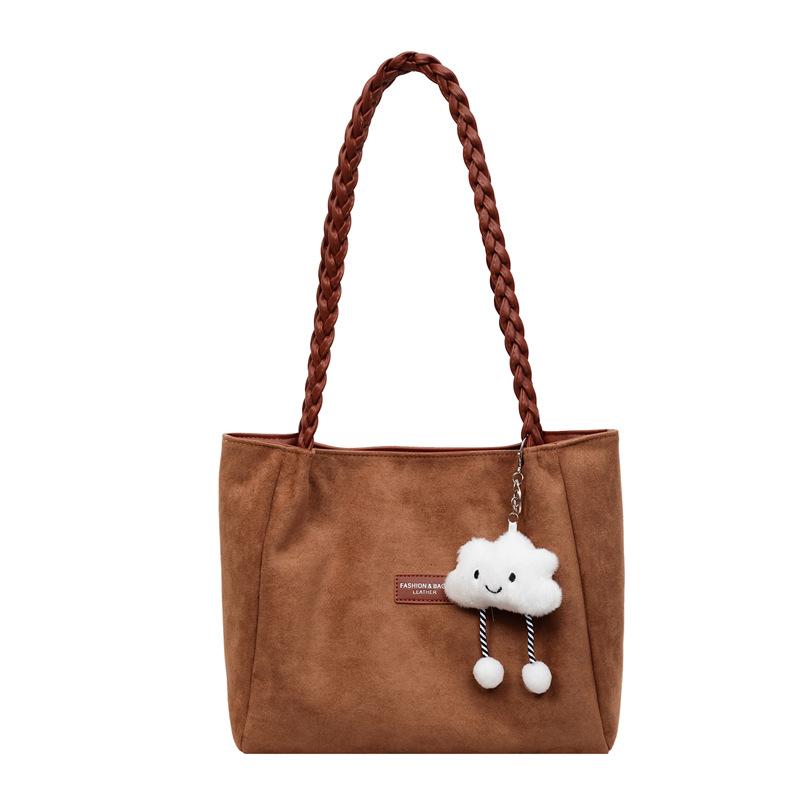 Borsa Casual di Grande Capacità per Donne, Studentesse Universitarie, Borsa per le Lezioni, Borsa Tote Monospalla alla Moda per il Pendolarismo