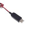 AA Battery Eliminator Cable Cord with Type-C Converter USB or Type-C Input 5V2A