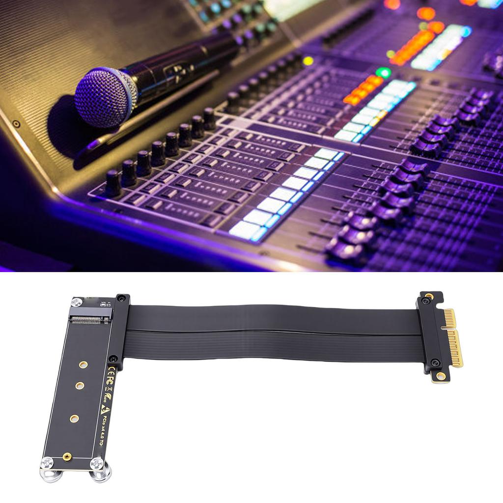 PCIe 4.0 X4 Verlängerungskabel NVMe Adapterkarte 8GB Celsius Magnetische PCIe Erweiterungskarte für GPU NIC Erweiterungsgerät