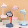 LED Desk Lamp Cute Flower Table Lamp with Adjustable Flexible Gooseneck Rechargeable Eye-Caring Night Light for Dorm Bedroom Reading