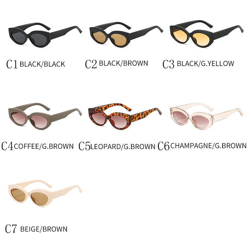 Fashion Oval Sunglasses Women Men Vintage Brand Designer Sun Glasses Trend Outdoor Driving Fishing Man Lady Sunglasses Uv400