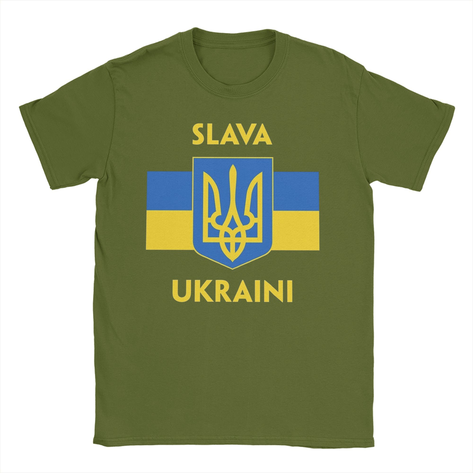 

СЛАВА УКРАЇНІ ТРИЗУБ Чоловічі Жіночі Футболки СЛАВА УКРАЇНІ ПІДТРИМАЙ УКРАЇНУ Футболки для Протестів Футболки 100% Бавовна Оригінальний Одяг L